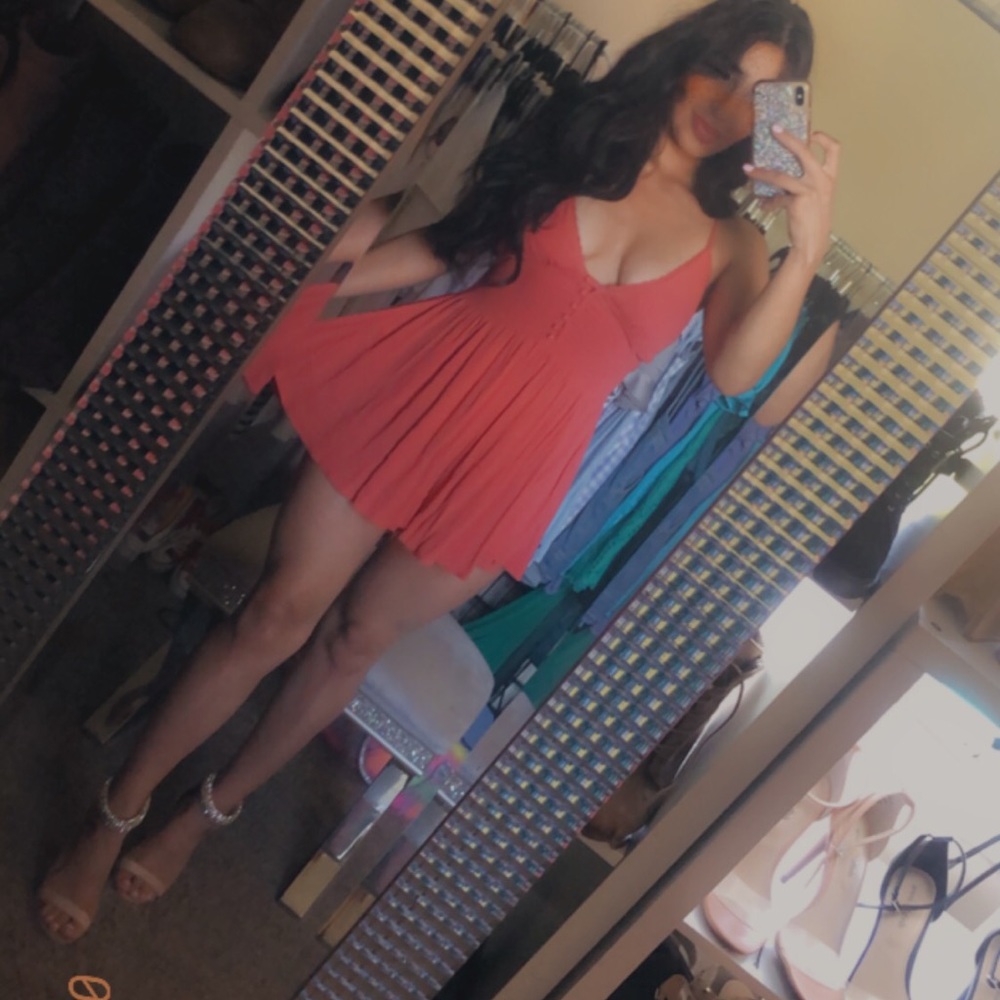 Orange romper